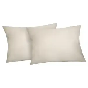 Povlak na polštář (2 ks) Satin 40x60 cm, krémový obraz