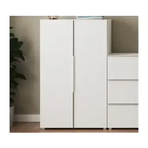 Víceúčelová šatní skříň/botník Oreso 76 cm, bílá obraz