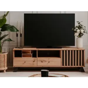 TV skříňka Merida, dub artisan/antracit obraz