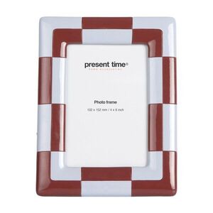 Vínový/světle modrý polyresinový rámeček 16x21 cm Firenze – PT LIVING obraz