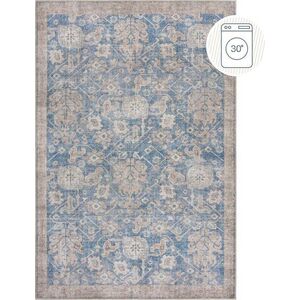 Modrý pratelný koberec 152x230 cm Orelia Global – Flair Rugs obraz