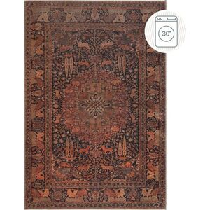 Vínový pratelný koberec 190x290 cm Nico Global – Flair Rugs obraz