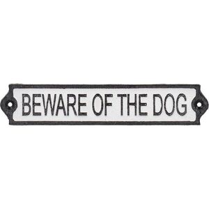 Litinová cedule 26x5 cm Beware of the Dog – Esschert Design obraz