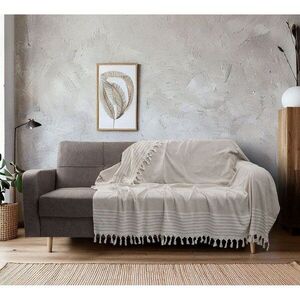 Krémová deka 220x180 cm Sophia – Mijolnir obraz