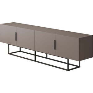 Šedo-béžový TV stolek 200x55 cm Titan – Marckeric obraz