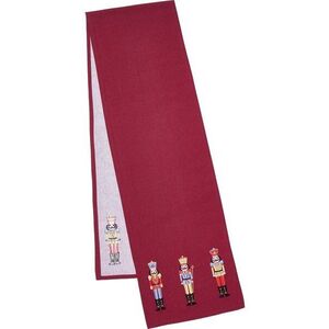 Bavlněný běhoun na stůl s vánočním motivem 220x32 cm Christmas Nutcracker – Catherine Lansfield obraz