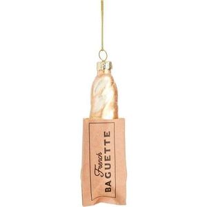 Skleněná ručně vyrobená vánoční ozdoba 4 cm Baguette – Sass & Belle obraz