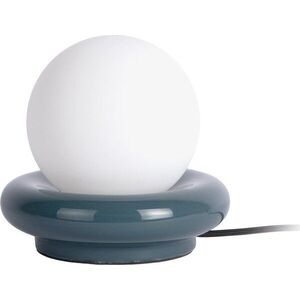 Tmavě modrá keramická stolní lampa (výška 19 cm) Catania Ring – Leitmotiv obraz