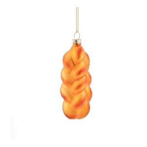 Skleněná vánoční ozdoba 3, 5 cm Plait Bread – Sass & Belle obraz