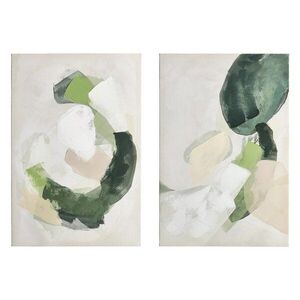 Obrazy v sadě 2 ks s ručně malovanými prvky s rámem/na plátně 60x90 cm Crown – Bizzotto obraz