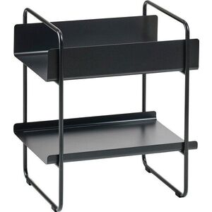 Černý kovový konzolový stolek 36x48 cm A-Console – Zone obraz