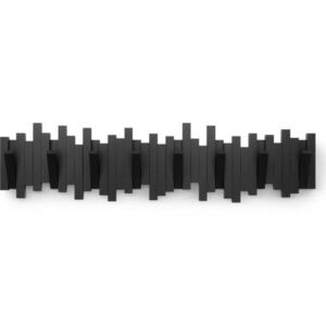 Černý plastový nástěnný věšák 72 cm Sticks – Umbra obraz