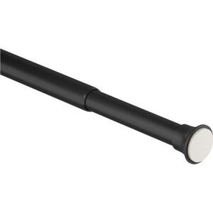 Matně černá tyč na sprchový závěs 106 - 182 cm Chroma – Umbra obraz