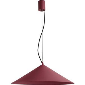 Vínové kovové LED závěsné svítidlo ø 50 cm FINT – Thoro obraz
