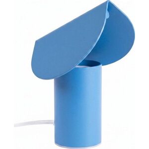 Světle modrá hliníková LED stolní lampa (výška 15 cm) BISCUIT – Thoro obraz