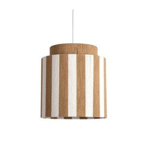 Bílé/v přírodní barvě provazové závěsné svítidlo ø 30 cm Vienna Stripes – Leitmotiv obraz