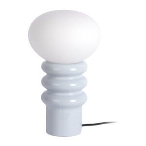 Světle modrá keramická stolní lampa (výška 33, 5 cm) Catania Aro – Leitmotiv obraz