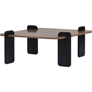 Hnědý konferenční stolek 90x90 cm Marais – Nordure obraz