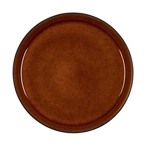 Černý/jantarový dezertní talíř z kameniny ø 21 cm Gastro Black/Amber – Bitz obraz