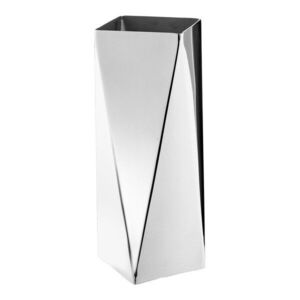 Ocelová váza ve stříbrné barvě (výška 23 cm) – House Nordic obraz
