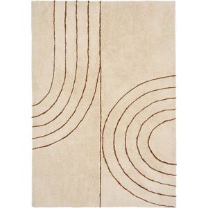 Béžový koberec s příměsí bavlny 160x230 cm Tampa – House Nordic obraz