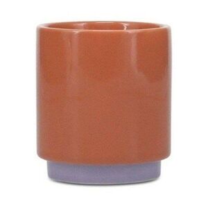 Oranžový/fialový kameninový šálek 130 ml Duo – ONA obraz