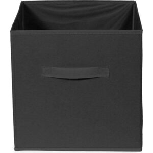 Černý látkový úložný box 31x31x31 cm – Compactor obraz