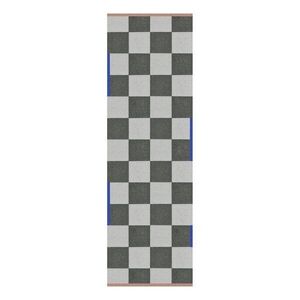 Tmavě zelený/krémový pratelný běhoun 77x242 cm Square – Mette Ditmer Denmark obraz
