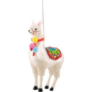 Skleněná vánoční ozdoba 9 cm Llama – Sass & Belle obraz