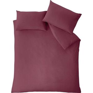 Vínové povlečení na dvoulůžko 200x200 cm So Soft Non Iron – Catherine Lansfield obraz