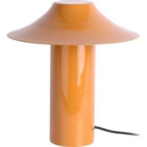 Oranžová kovová stolní lampa (výška 32 cm) Catania Trapeze – Leitmotiv obraz