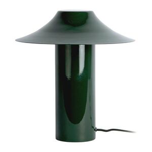 Tmavě zelená kovová stolní lampa (výška 32 cm) Catania Trapeze – Leitmotiv obraz