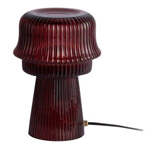 Vínová skleněná stolní lampa (výška 26 cm) Cadiz – Leitmotiv obraz