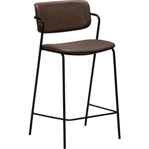 Hnědá barová židle (výška sedáku 67, 5 cm) Zed – DAN-FORM Denmark obraz