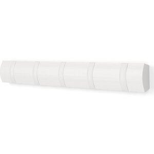 Matně bílý nástěnný věšák z borovicového dřeva 51 cm Flip – Umbra obraz