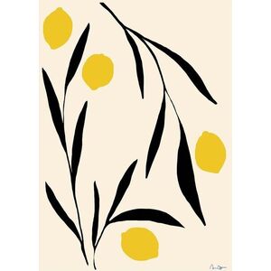 Plakát 30x40 cm Lemon – Anna Mörner – The Poster Club obraz
