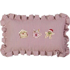 Dekorační polštář s vánočním motivem 30x50 cm Christmas Gingerbread Stripe – Catherine Lansfield obraz