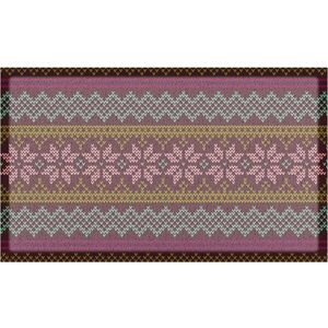Rohožka z recyklovaného plastu 40x70 cm Fair Isle – Artsy Doormats obraz