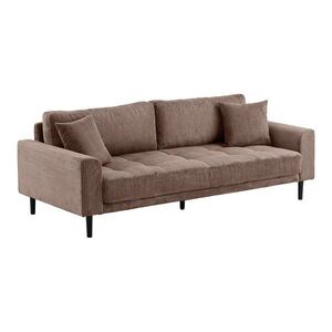 Hnědá manšestrová pohovka 210 cm Lido – House Nordic obraz