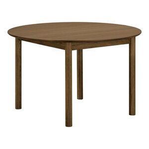 Kulatý rozkládací jídelní stůl s přídavnou deskou v dekoru dubu 120x220 cm Bundaberg – House Nordic obraz