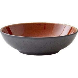 Černá/jantarová servírovací miska z kameniny 1 l Gastro Black/Amber – Bitz obraz