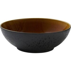 Černá/jantarová mísa z kameniny ø 30 cm Gastro Black/Amber – Bitz obraz