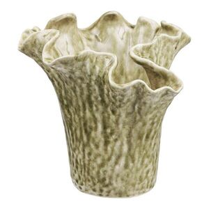 Šedobéžová keramická váza (výška 23, 5 cm) – House Nordic obraz