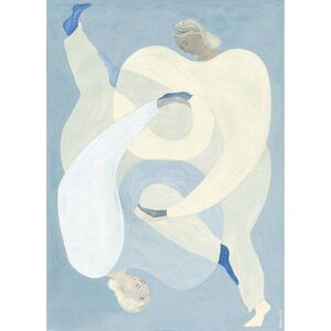 Plakát 50x70 cm Hold You - Blue – Sofia Lind – The Poster Club obraz