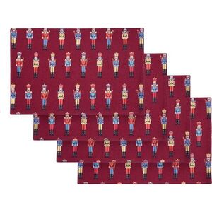 Bavlněné prostírání s vánočním motivem 46x30 cm Christmas Nutcracker – Catherine Lansfield obraz