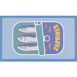 Rohožka z recyklovaného plastu 40x70 cm Sardine Tin – Artsy Doormats obraz