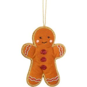 Textilní ručně vyrobená vánoční ozdoba 8 cm Gingerbread – Sass & Belle obraz