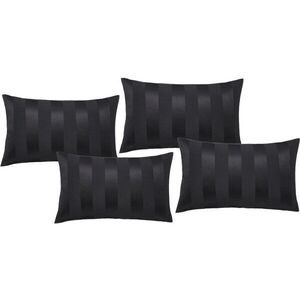 Saténové povlaky na polštáře v sadě 4 ks 75x50 cm So Soft Satin Stripe – Catherine Lansfield obraz
