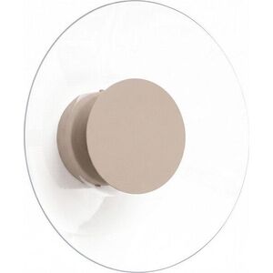 Taupe LED nástěnné svítidlo z akrylátového skla ø 28 cm ASTRO – Thoro obraz