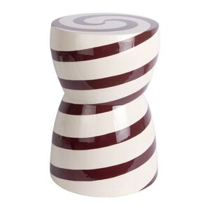 Kovový kulatý odkládací stolek ø 30 cm Dublin Swirl – Leitmotiv obraz
